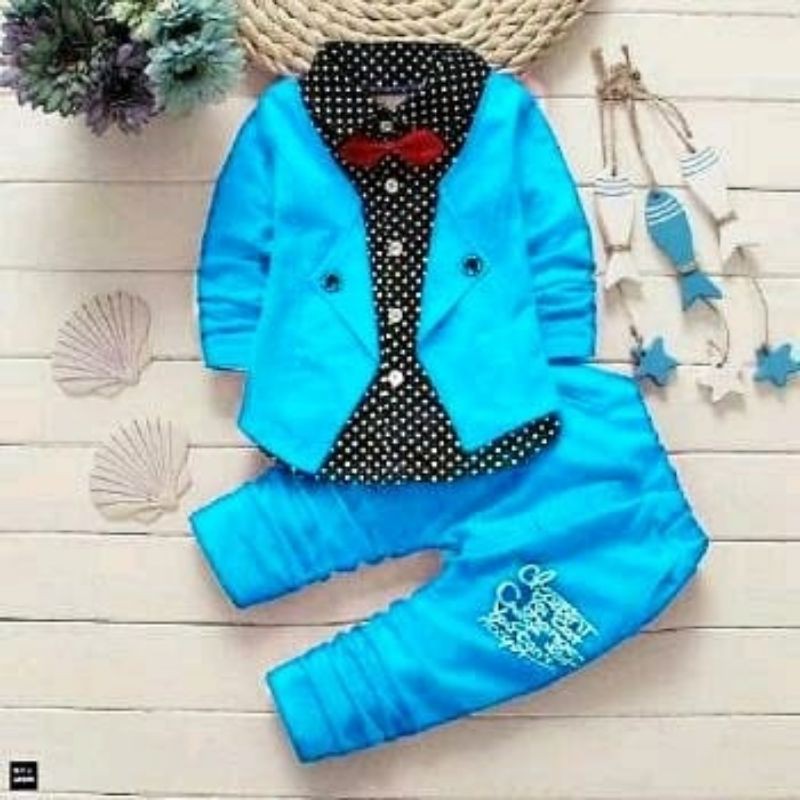 Bộ Áo Vest + Quần Dài Cho Bé (2-4 Tuổi)