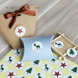 Set 100 thẻ nhãn dán trang trí giáng sinh