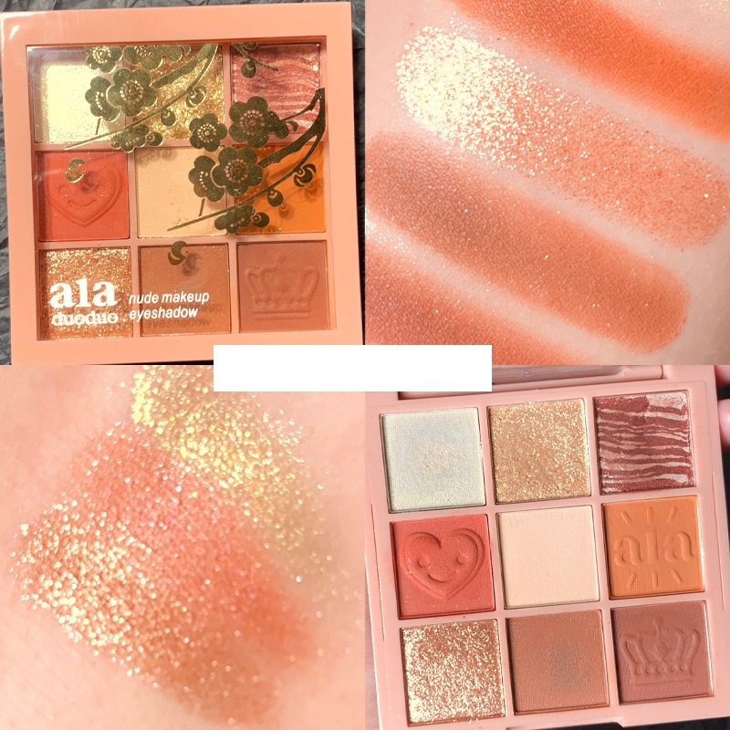 Phấn mắt chín màu flash bột màu ngọc trai ngũ sắc cute