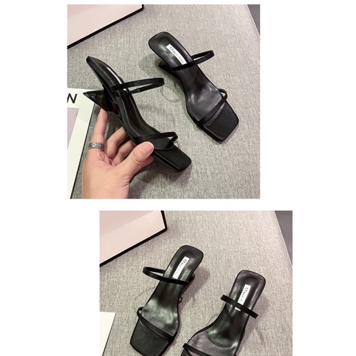 ✨💕Giày cao gót 5 phân, gót thiết kế kiểu mới lạ mắt, SẴN 35