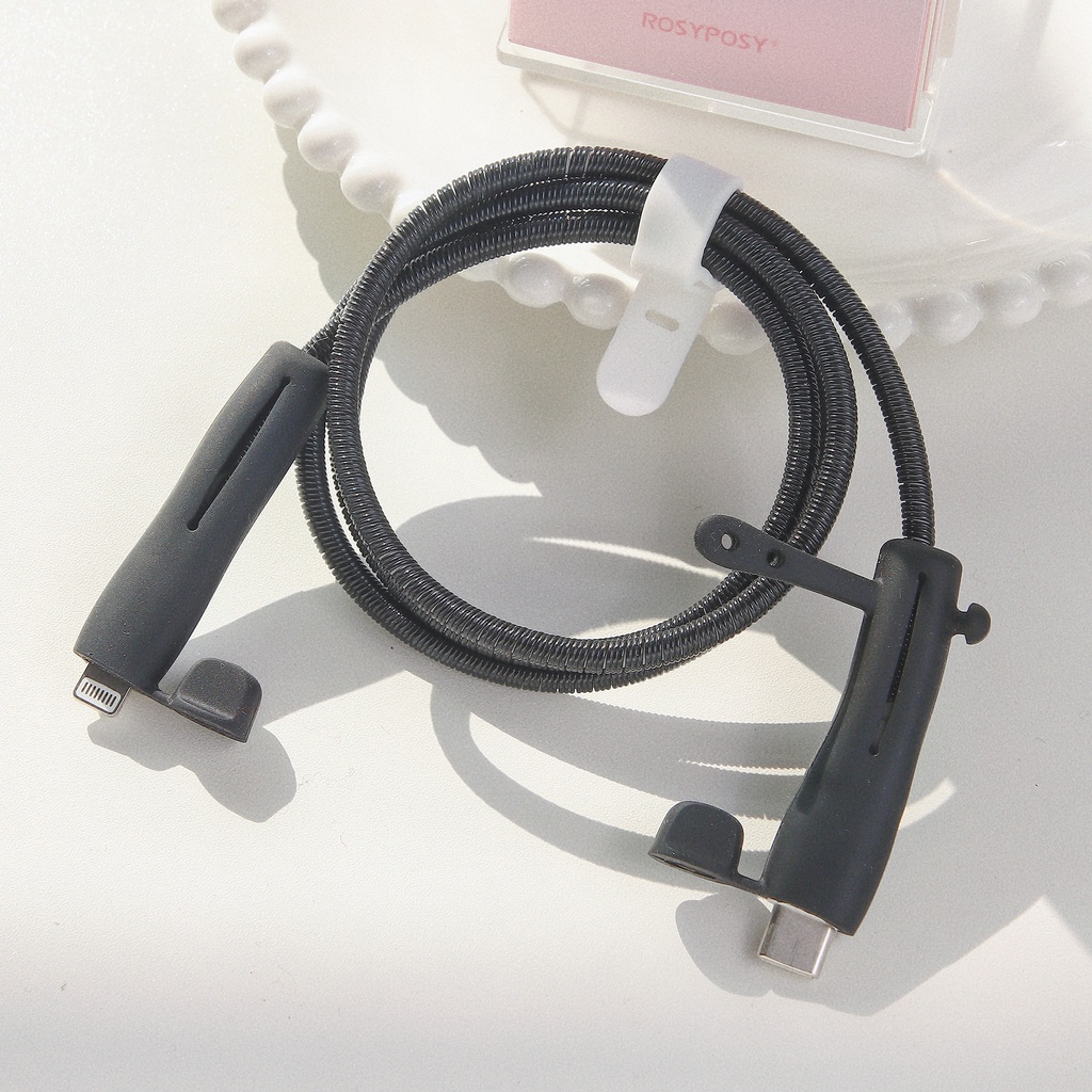 Dụng Cụ Quấn Bảo Vệ Cáp Sạc 4 Trong 1 Tương Thích Với 1 Điện Thoại / android / type c Cổng usb Sang Cổng type c