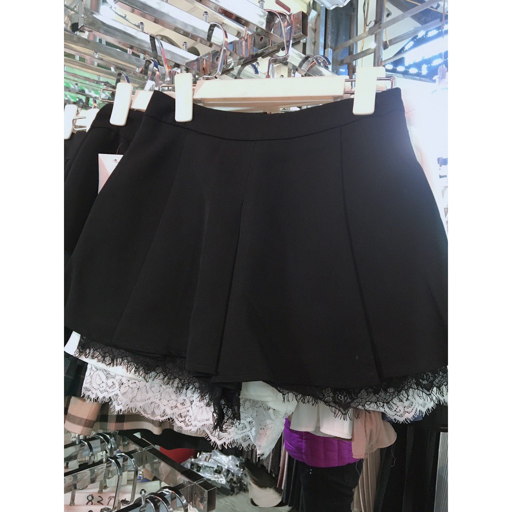 QUẦN GIẢ VÁY PHA REN CÓ TÚI | BigBuy360 - bigbuy360.vn