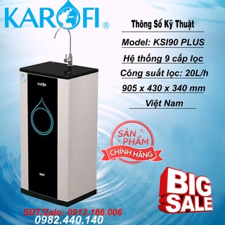 MÁY LỌC NƯỚC KAROFI KSI90 PLUS