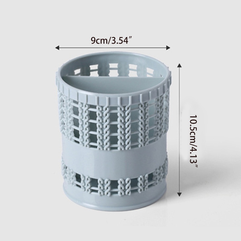 Giá Đỡ Bút 2 Ngăn Hình Rổ Trái Cây Phong Cách Dành Cho Văn Phòng / Trường Học