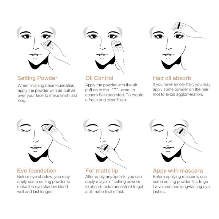 [Hàng mới về] Hộp phấn phủ kiềm dầu trang điểm tự nhiên FOCALLURE | BigBuy360 - bigbuy360.vn