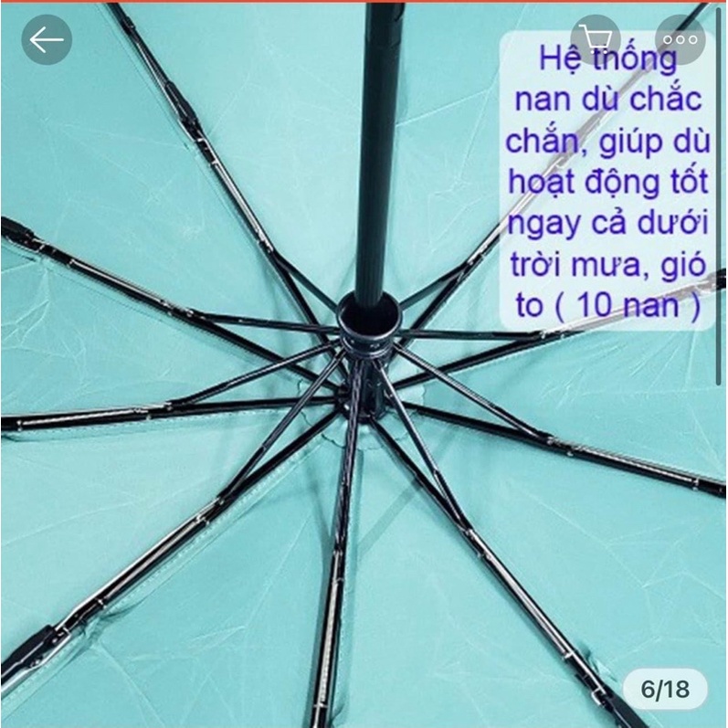 Ô tự động công nghệ nhật bản siêu to 10 nan
