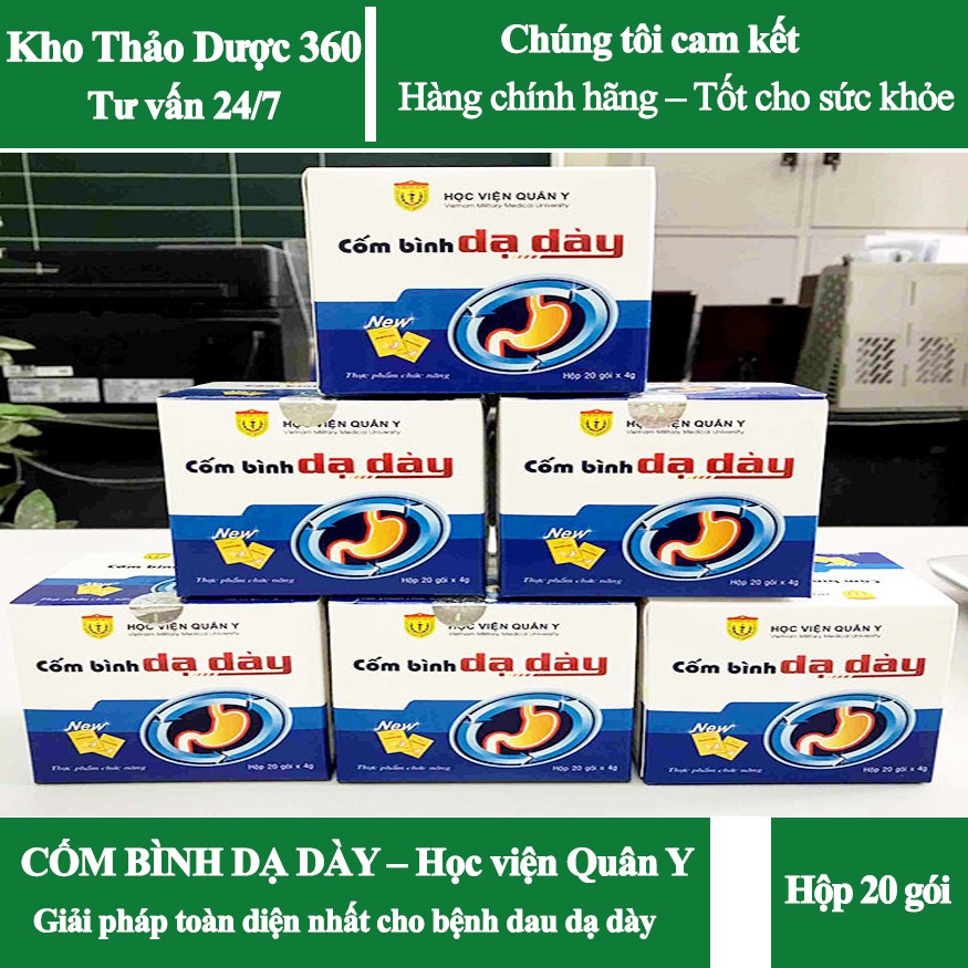 Cốm Bình DẠ DÀY Học Viện Quân Y hộp 20 gói