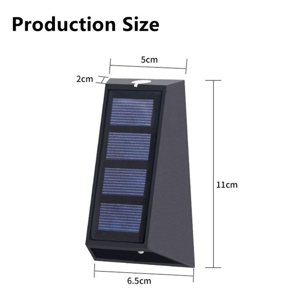 Set 2 Đèn LED Năng Lượng Mặt Trời Gắn Tường Trang Trí Sân Vườn / Hàng Rào