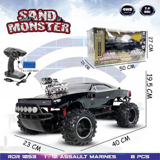 Image of NEW RC SAND MONSTER BIG 1:10 MOBIL RC OFFROAD body viber