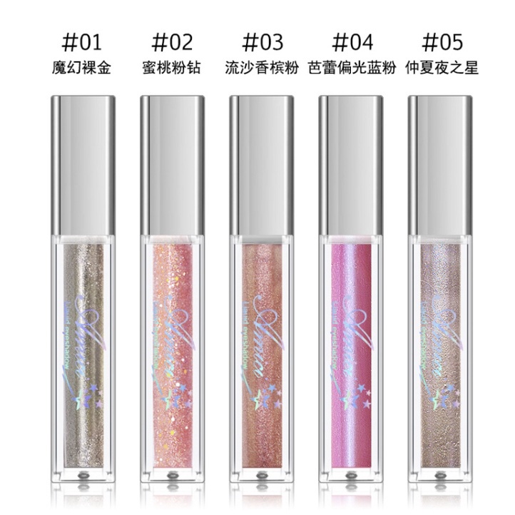 [FreeShip] Nhũ mắt kim tuyến dạng gel lấp lánh nội địa trung Amici Kiss Kylie 3.5g