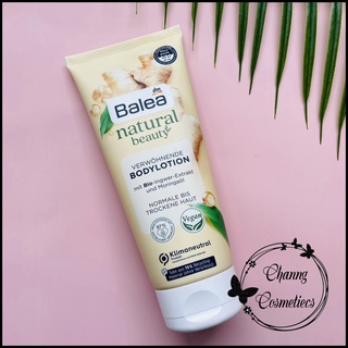 Sữa dưỡng thể Balea Natural Beauty Chiết xuất Gừng & Dầu Moringa hữu cơ, 200 ml hàng Đức đủ bill