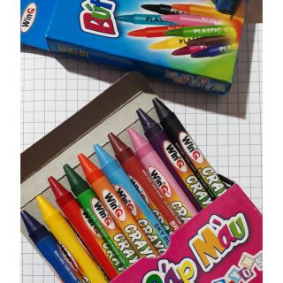 Bút sáp 10 màu Winq ( bút sáp tô màu)