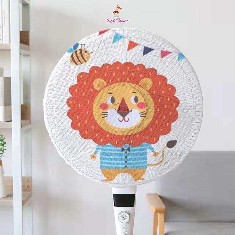 Lưới bọc quạt bảo vệ ngón tay bé có dây rút điều chỉnh