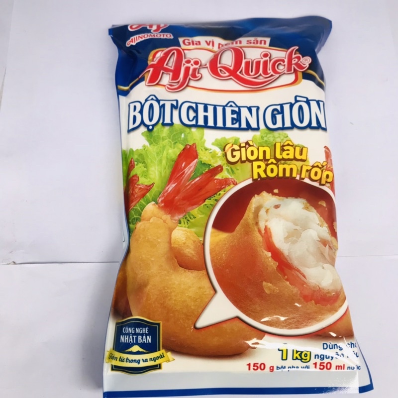 Bột chiên giòn Hải sản  Aji-quick 150gr