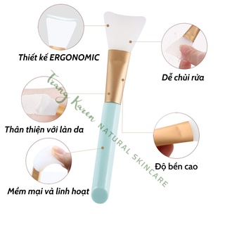 Combo 2 Cọ quét mặt nạ silicon cọ đắp mặt nạ bột