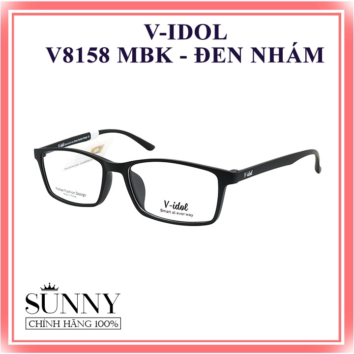 [Mã FAMALLT5 giảm 15% đơn 150K] V8158 - Gọng kính V-idol chính hãng, bảo hành toàn quốc