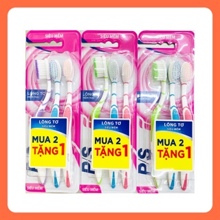 Bàn chải đánh răng PS siêu mềm vĩ 3 cây