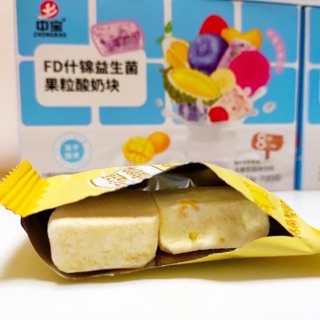 Sữa chua viên trái cây sấy