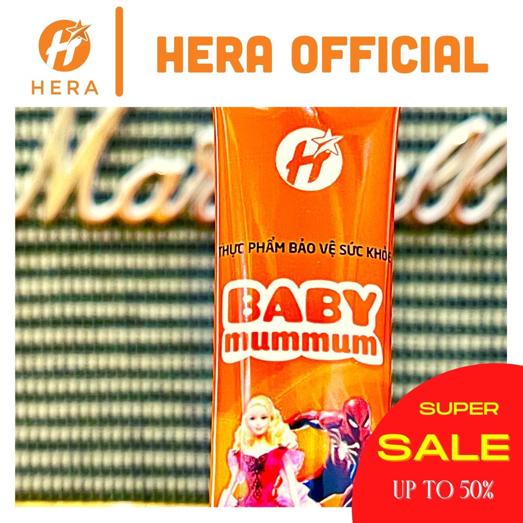 Siro ăn ngon HERA Baby Mummum – Siro cải thiện biếng ăn, lười ăn cho bé HERA chính hãng - Gói 10ml