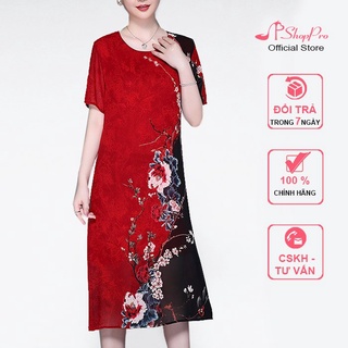SHOPPRO-VÁY ĐẦM TRUNG NIÊN  –  ĐẦM VOAN CHO NGƯỜI MẬP KIỂU ĐẦM SUÔNG TUỔI TRUNG NIÊN 3309 3315 3226 3318