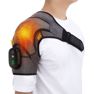 Đai Đeo Vai Mát Xa Giảm Đau Khớp Thông Minh Bằng Điện Có Đèn LED Có Thể Điều Chỉnh