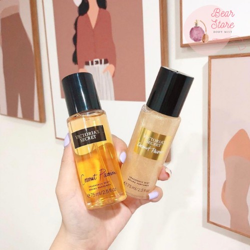 [HOT] Combo 2 Chai Xịt Thơm Toàn Thân Body Mist Victoria Secret Đủ Mùi 75ml | Thế Giới Skin Care