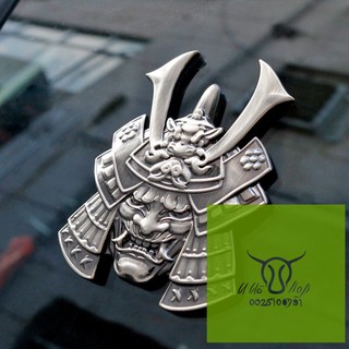 Sticker Samurai kim loại