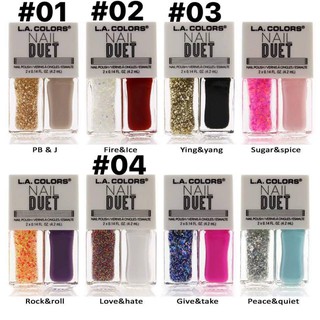 Sơn móng tay  L.A Colors Nail Duet