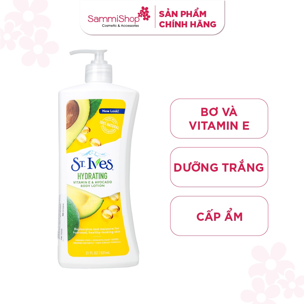 Sữa dưỡng thể ST.Ives Body Lotion 621ml