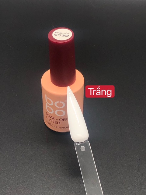 Sơn gel móng bobo trắng đen nước gạo