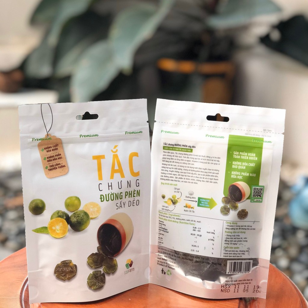 TẮC CHƯNG ĐƯỜNG PHÈN SẤY DẺO