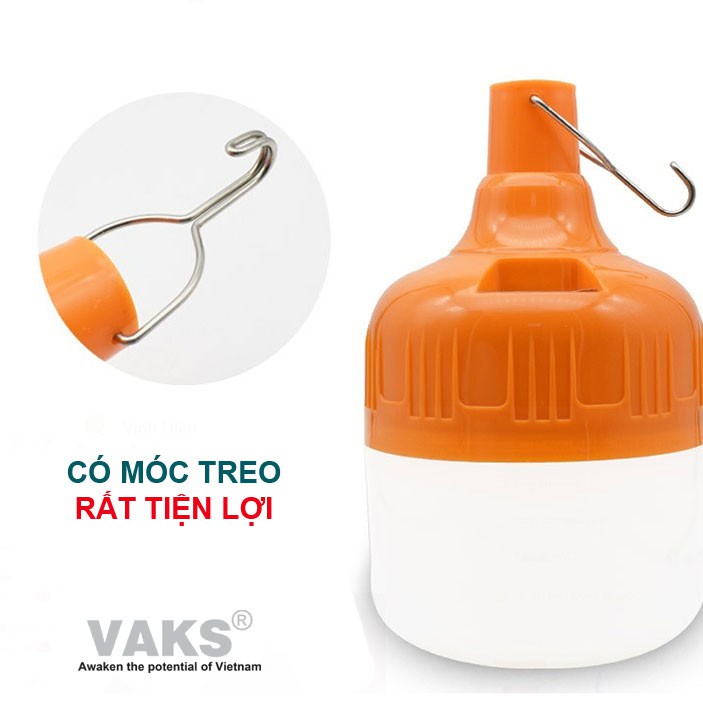 BÓNG ĐÈN TÍCH ĐIỆN 30W CÓ KÈM BỘ SẠC - CÓ MÓC TREO, Điện Áp 220V AC.