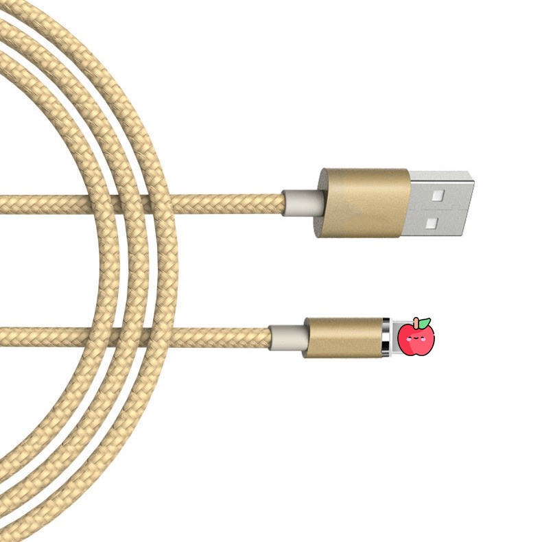 Cáp Sạc Truyền Dữ Liệu Dây nylon Bện Cho Điện Thoại Di Động YKD YR