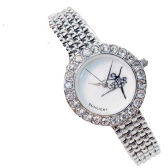 Đồng Hồ Nữ S.U.N.L.I.G.H.T Chống Nước Đính Đá Cao Cấp - A41- Meta Watch