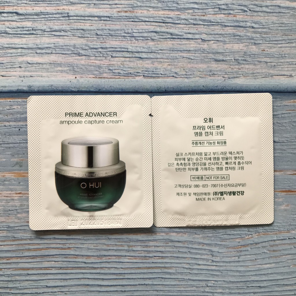 Sample Kem dưỡng chống lão hóa Ohui Prime Advancer Ampoule Capture Cream 1ml