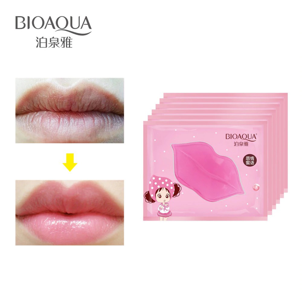 (hàng Mới Về) Mặt Nạ Môi Bioaqua Giúp Dưỡng Ẩm Và Làm Trắng Hiệu Quả | BigBuy360 - bigbuy360.vn