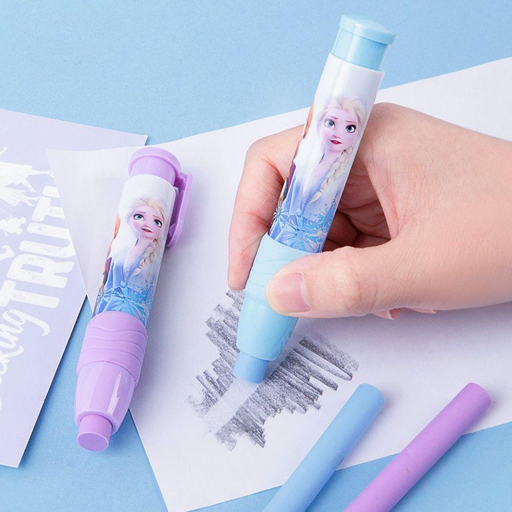 Cục Tẩy Dạng Nhấn Hình Hoạt Hình Dễ Thương Kèm Lõi Thay Thế Tiện Dụng