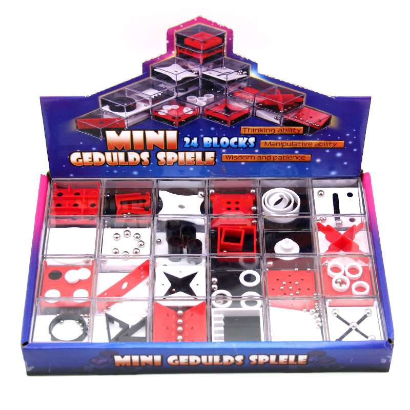 Giải đố nhựa - Modern art & classics - combo hộp 24 cái