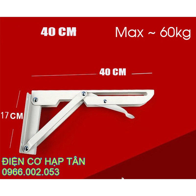 Bảng giá Bản Lề Gấp Thông Minh 40Cm Bộ 2 Chiếc Tải  Trọng 60Kg