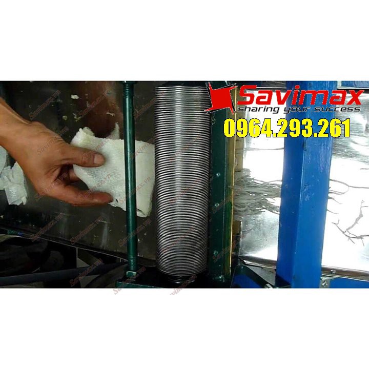 Máy thái bì heo quay tay quả lô thép chống gỉ