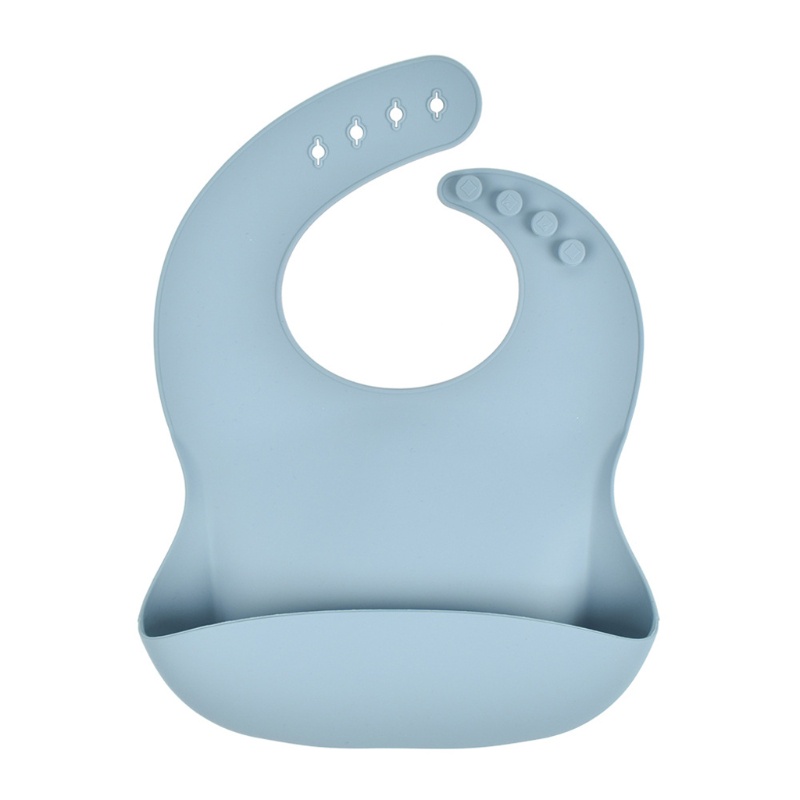 Yếm Ăn Silicone Chống Thấm Nước Có Thể Điều Chỉnh Dành Cho Bé Sơ Sinh