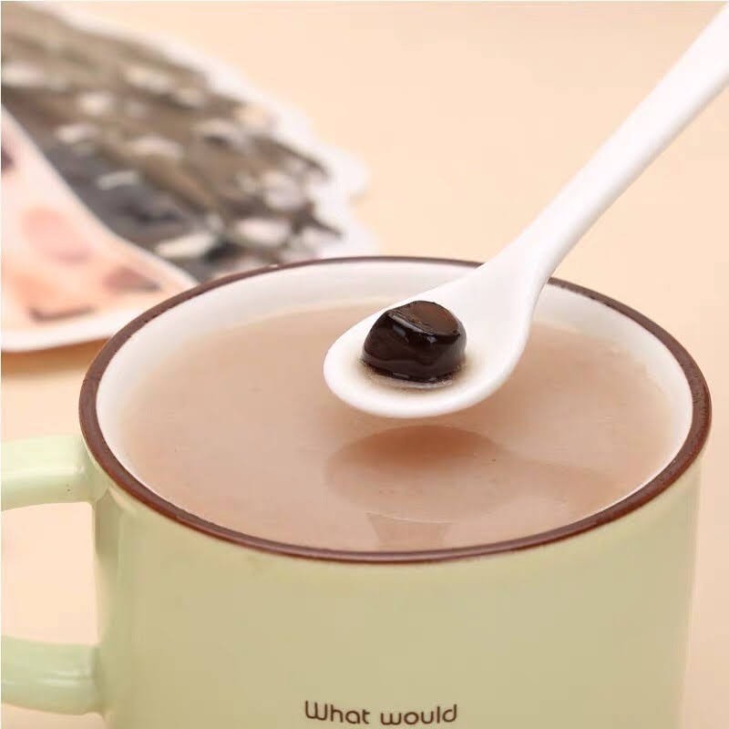 Combo 2 gói Kẹo trà sữa trân châu Trà xanh + đường đen ( gói 108gr )