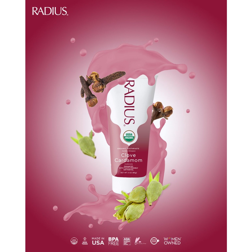 Kem Đánh Răng Hữu Cơ Radius Cho Bé - 85g