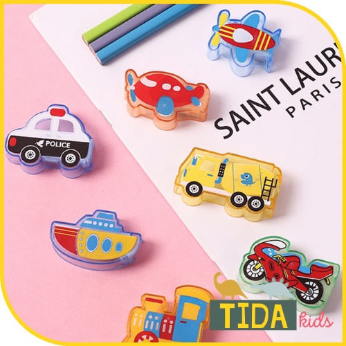 Gọt Bút Chì Cao Cấp Nhiều Mẫu Phương Tiện Giao Thông Cute Cho Bé Giá Tốt ❤️ Freeship ❤️ TiDa Kids Shop