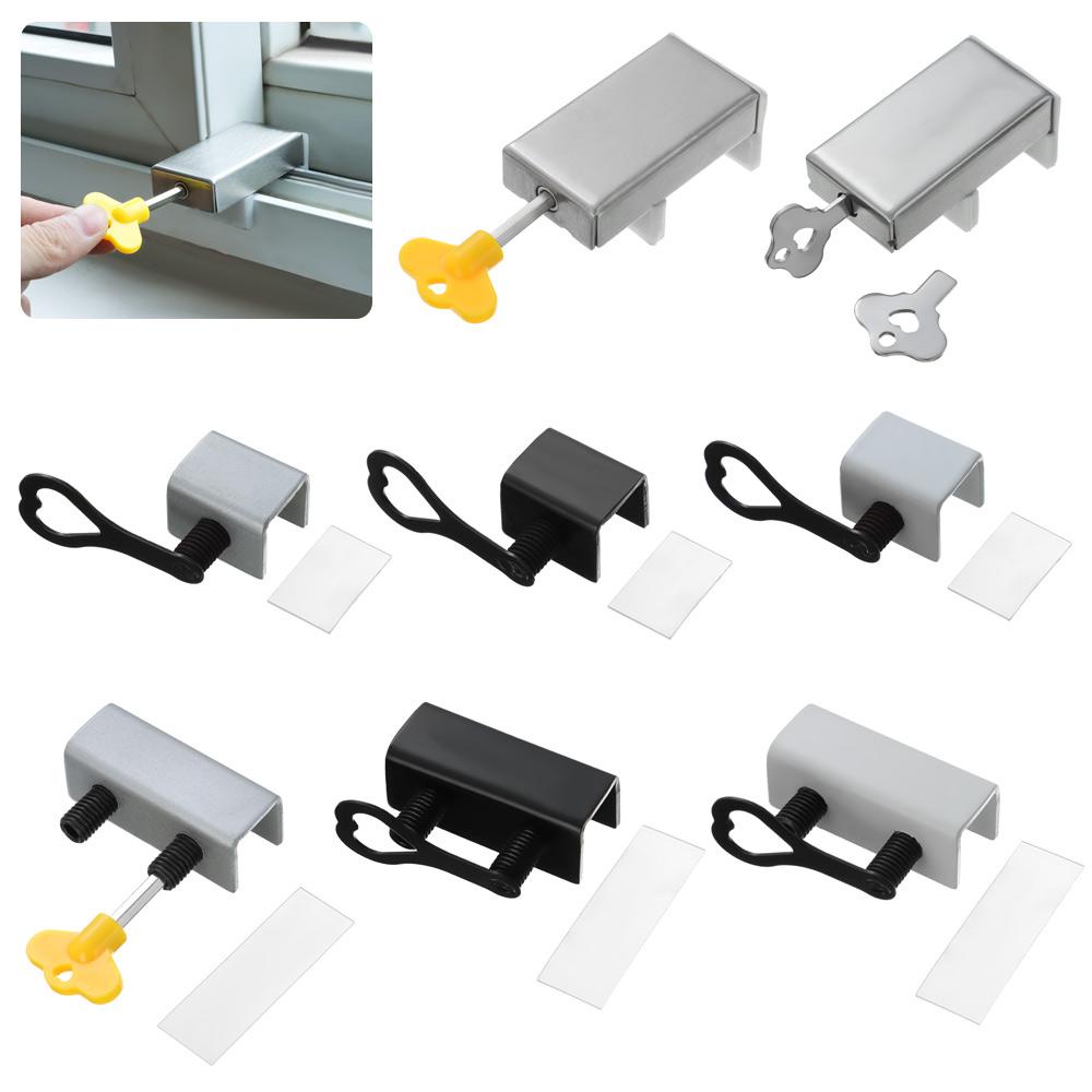 LUOL Khóa Cửa Sổ Trượt Kèm Chìa Khóa An Toàn Cho Bé