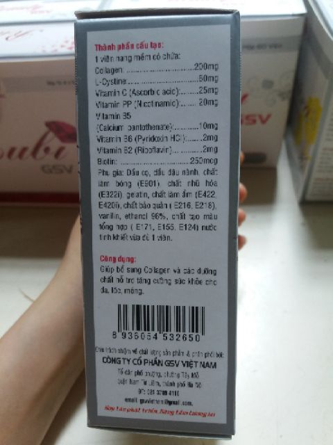 COMBO 3 HỘP VIÊN UỐNG CHỐNG LÃO HÓA BEAUTY GSV | Thế Giới Skin Care