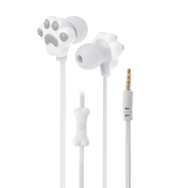 Tai nghe In-Ear hình mèo dễ thương kèm mic cho nữ