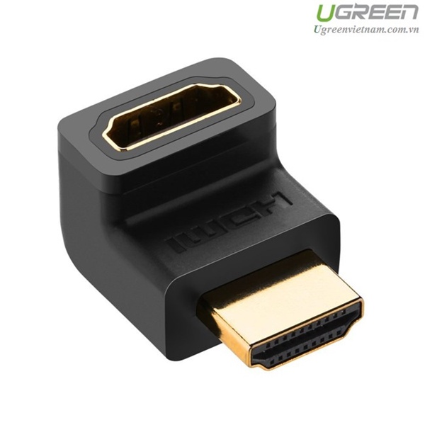 Đầu nối HDMI vuông góc 90 độ  Ugreen 20110 cao cấp - Hàng chính hãng