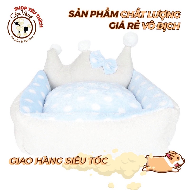 Nệm vương miện ấm áp mềm mại cho Boss