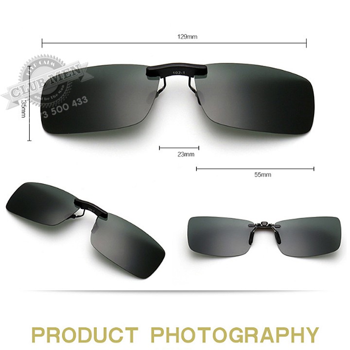 KÍNH RÂM CẬN KÍNH RÂM KẸP CHO NGƯỜI CẬN THỊ (Tặng Hộp và Khăn lau) | BigBuy360 - bigbuy360.vn